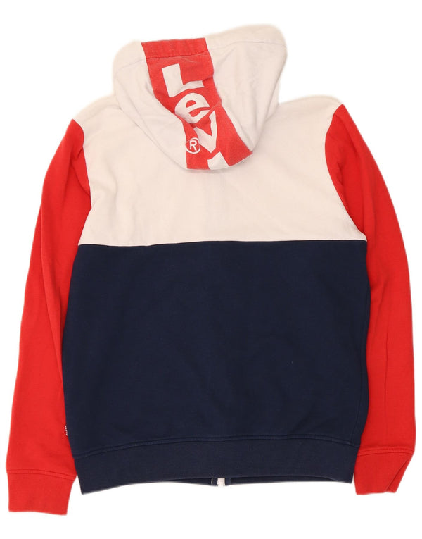 Maglione con cappuccio e zip per ragazzi Levi's 15-16 anni multicolore