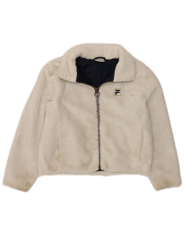 Fila Veste Polaire Crop Graphic Fille 11-12 ans Blanc