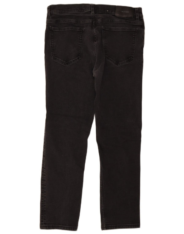 Trussardi Mens Slim Jeans W34 L28 Algodão Cinza