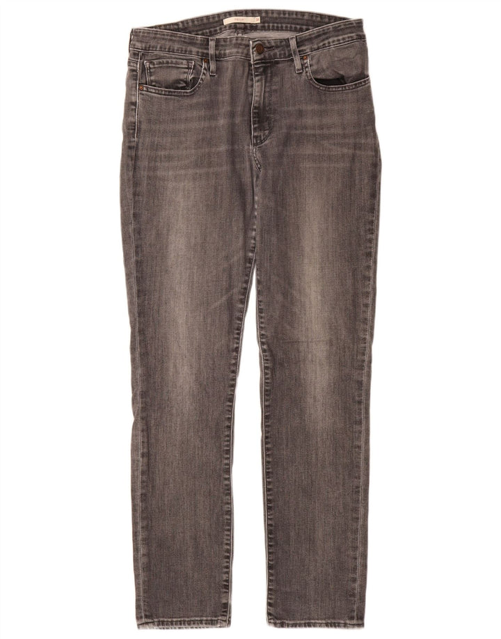 Damskie jeansy Levi's 712 Slim W31 L32 Szara bawełna
