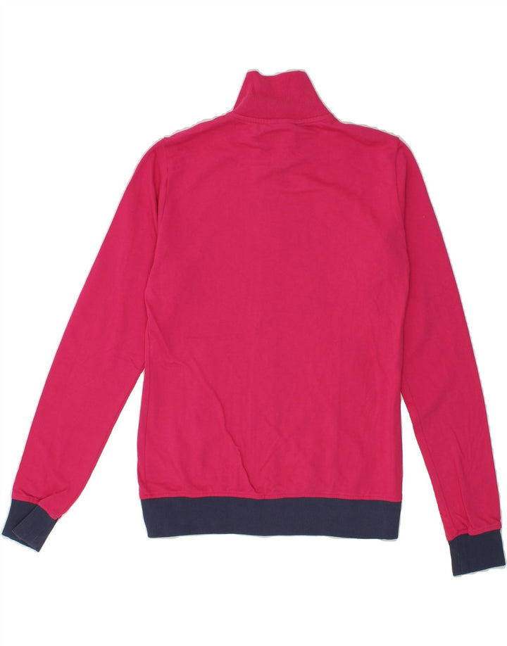 DIADORA Womens Graphic Tracksuit Top Jacket UK 10 Small Pink Vintage Diadora and Second-Hand Diadora from Messina Hembry 
