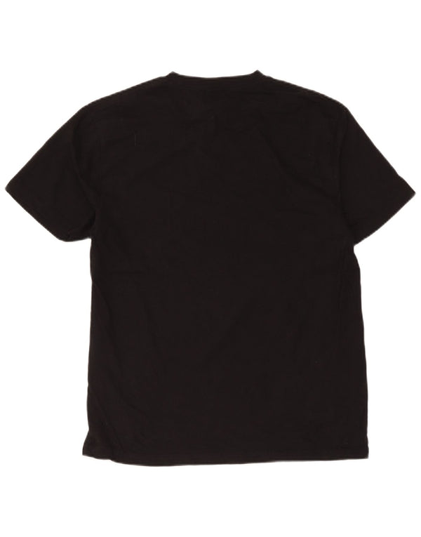Diesel Herre Grafisk T-Shirt Top Medium Sort