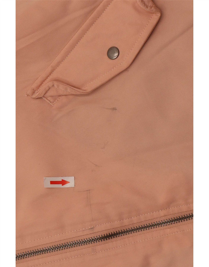 Vans Dame Windbreaker Coat UK 10 Small Pink Colourblock Polyester