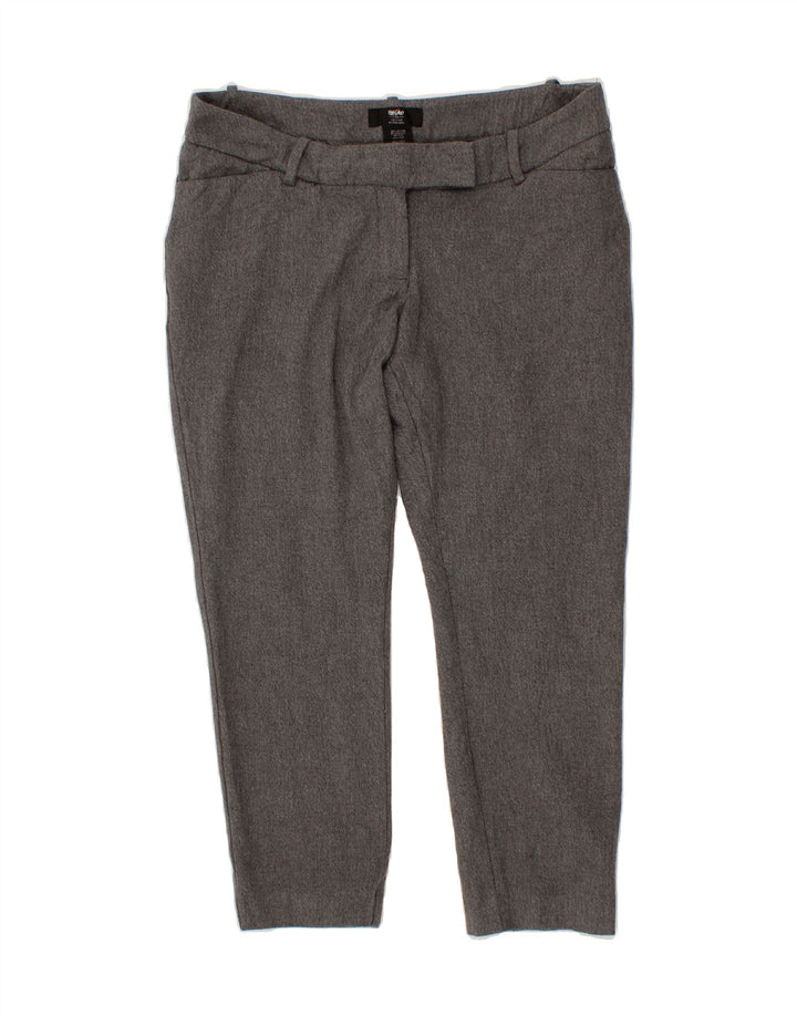 MOSSIMO Womens Slim Suit Trousers US 12 Large W36 L24  Grey Cotton Vintage Mossimo and Second-Hand Mossimo from Messina Hembry 