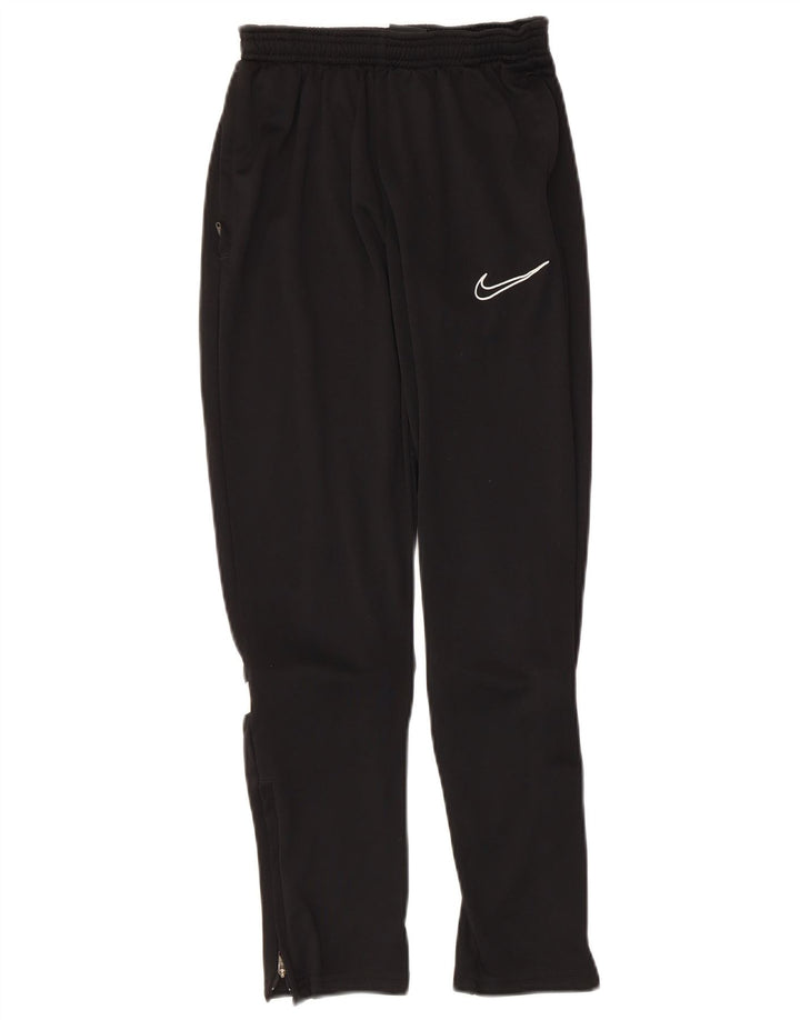Pantaloni della tuta da ragazzo Nike 12-13 anni Large Nero Colourblock Poliestere