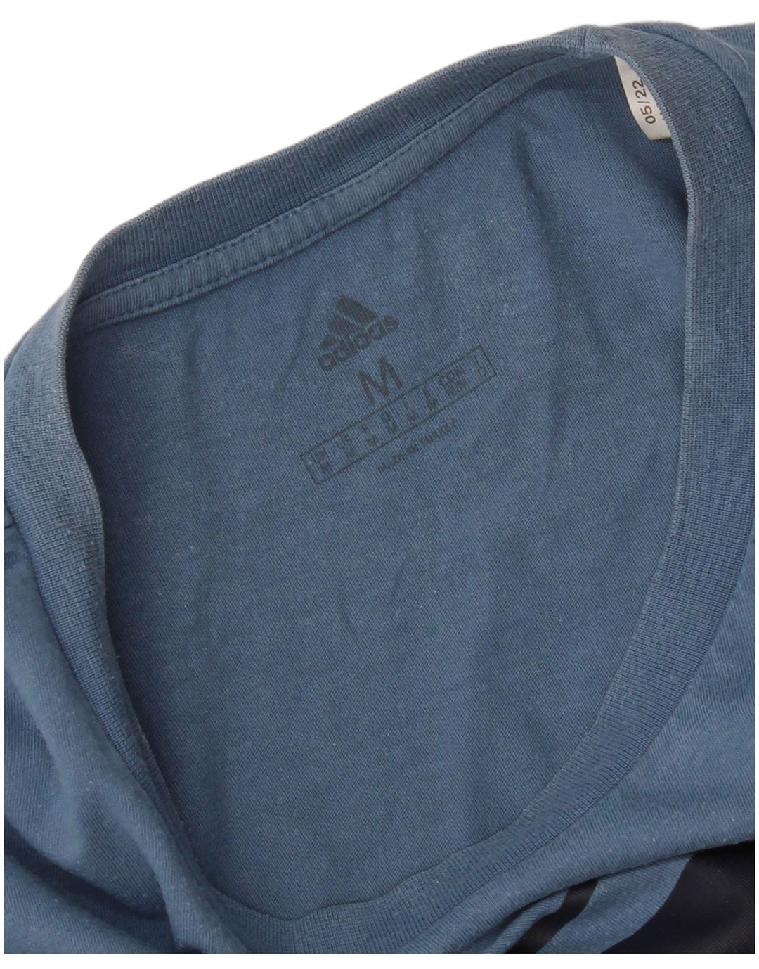 Adidas Grafisk T-shirt top til mænd mellemblå
