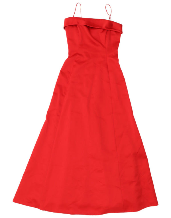 YOUR SIXTH SENSE Womens Sleeveless Maxi Dress UK 8 Small  Red Polyester