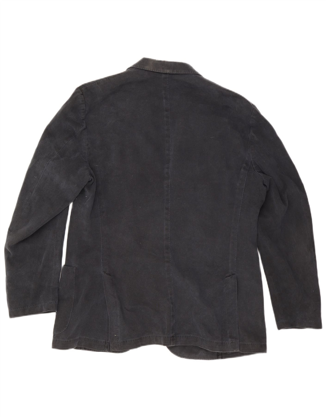Polo Ralph Lauren Mens 3 Button Blazer Jacket IT 54 XL Black Cotton
