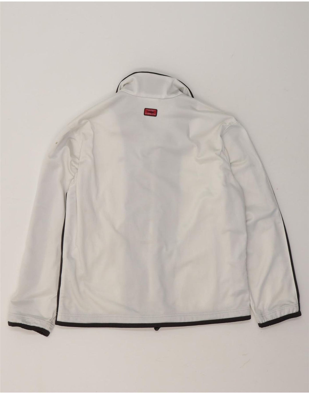 Giacca da tuta da uomo Diadora UK 32 2XS Poliestere color block bianco