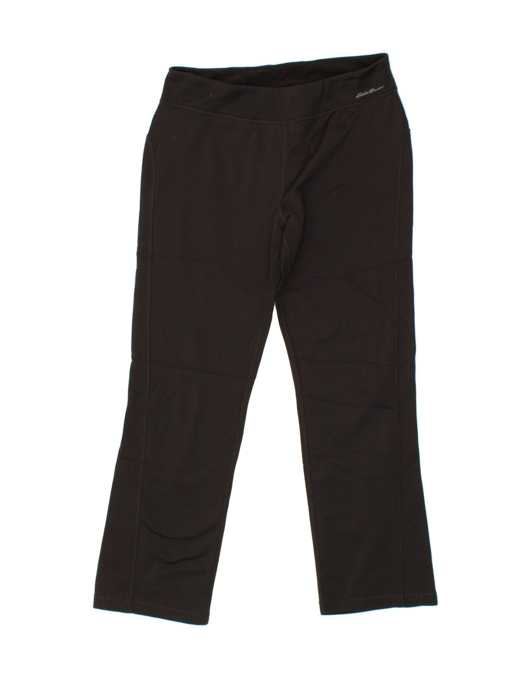 EDDIE BAUER Womens Tracksuit Trousers UK 14 Large Black Polyester Vintage Eddie Bauer and Second-Hand Eddie Bauer from Messina Hembry 