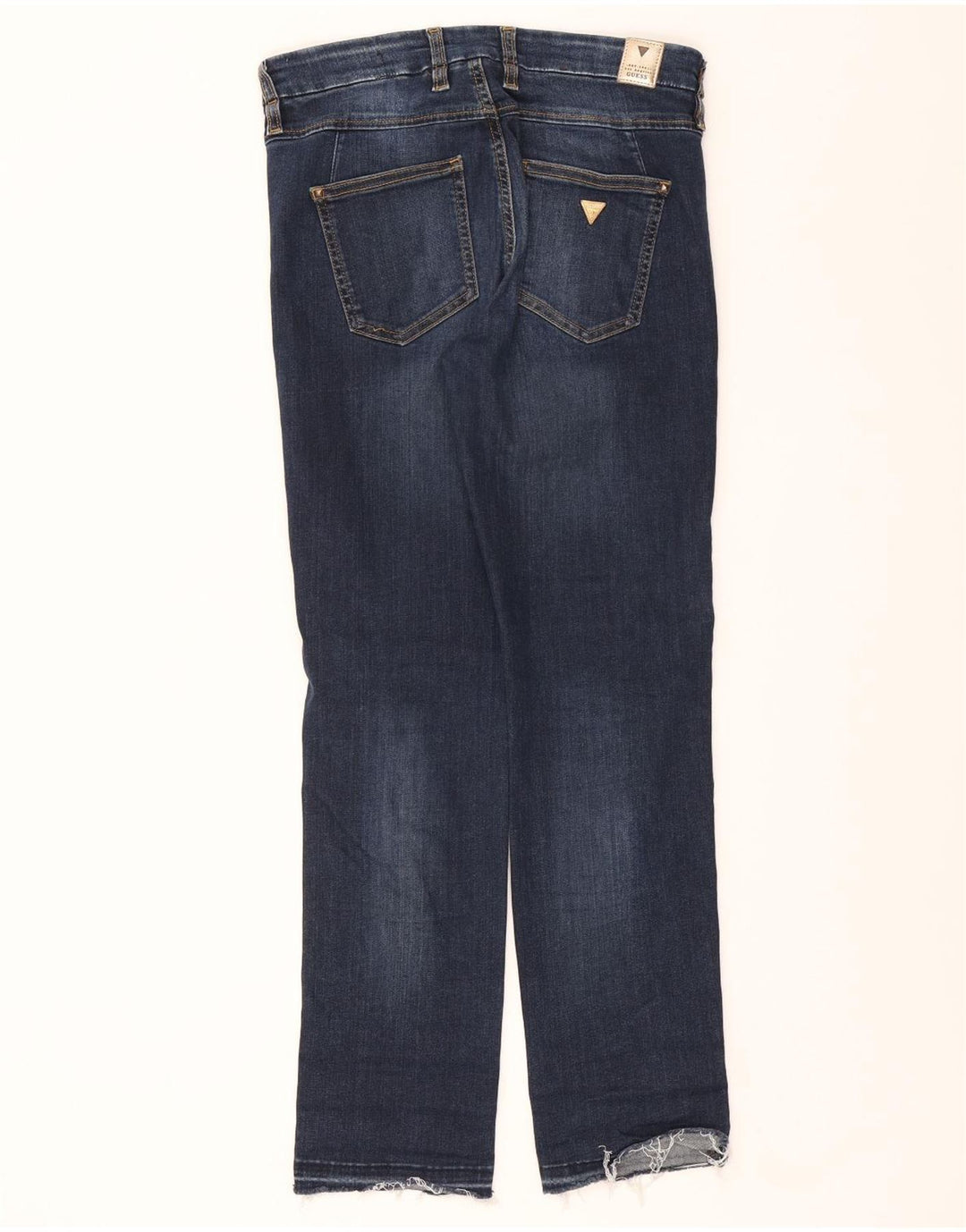 GUESS Womens Slim Straight Jeans W27 L28 Blue Cotton Vintage Guess and Second-Hand Guess from Messina Hembry 