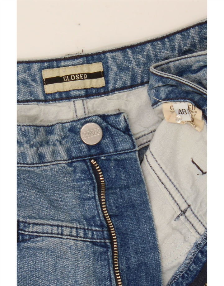 CLOSED Womens Slim Jeans IT 48 XL W32 L29 Blue Cotton Vintage Closed and Second-Hand Closed from Messina Hembry 