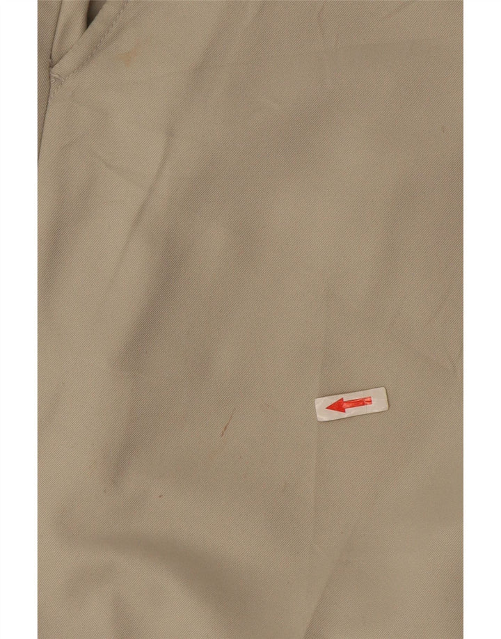 Izod Mens Straight Chino Trousers W36 L32 Off White Polyester