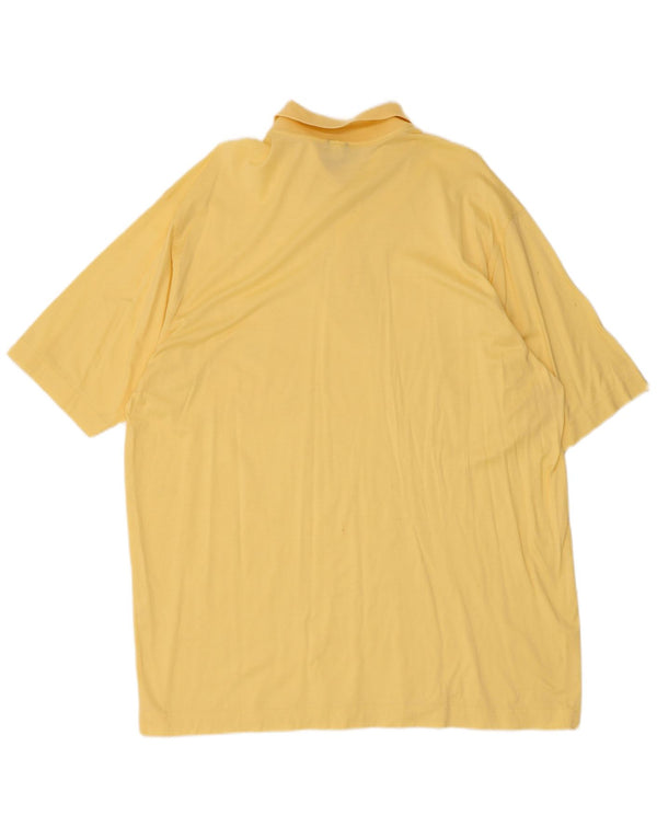 Camisa polo masculina de iate Paul & Shark 2XL amarela
