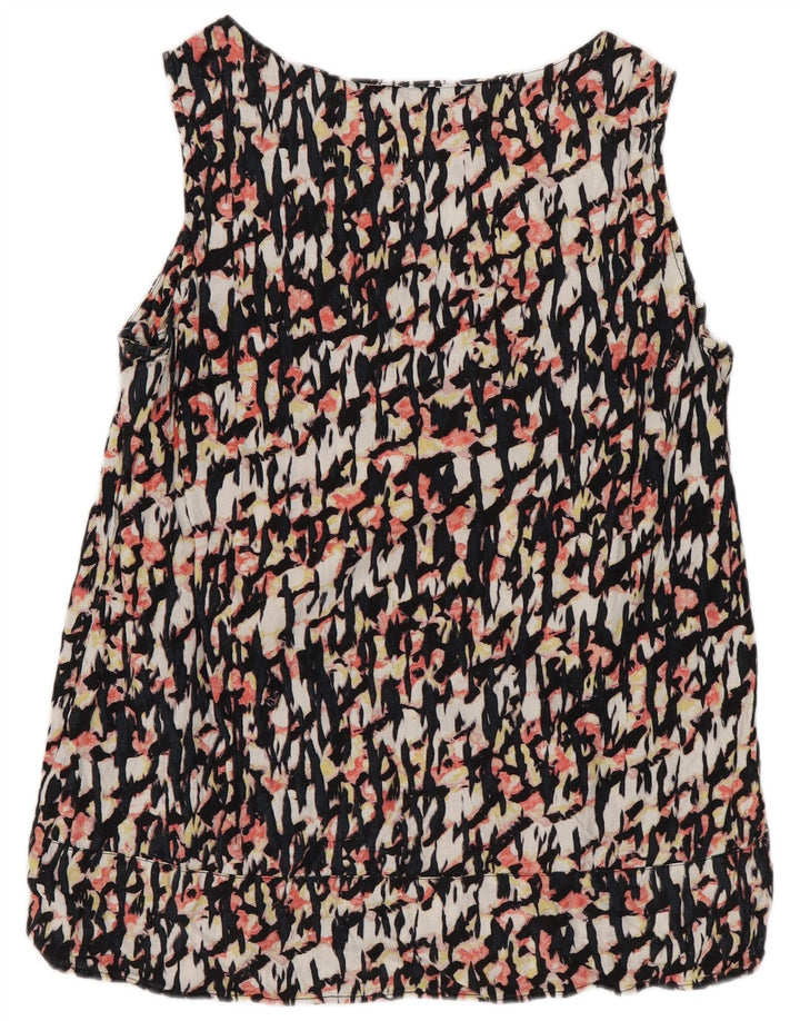 Marks & Spencer Camicetta da donna con motivo astratto Top UK 10 Small Multicolore