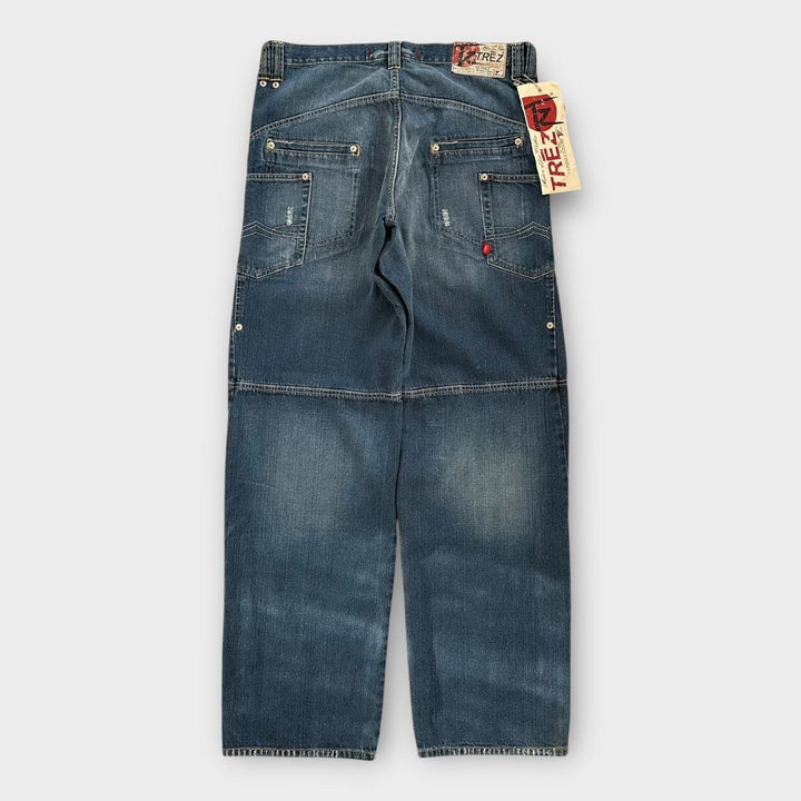 Vintage Y2K wide leg jeans - 36 (measures as 38 inches)