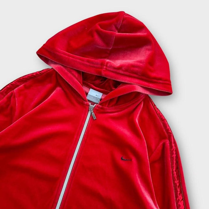 Nike velour hoodie - women’s large