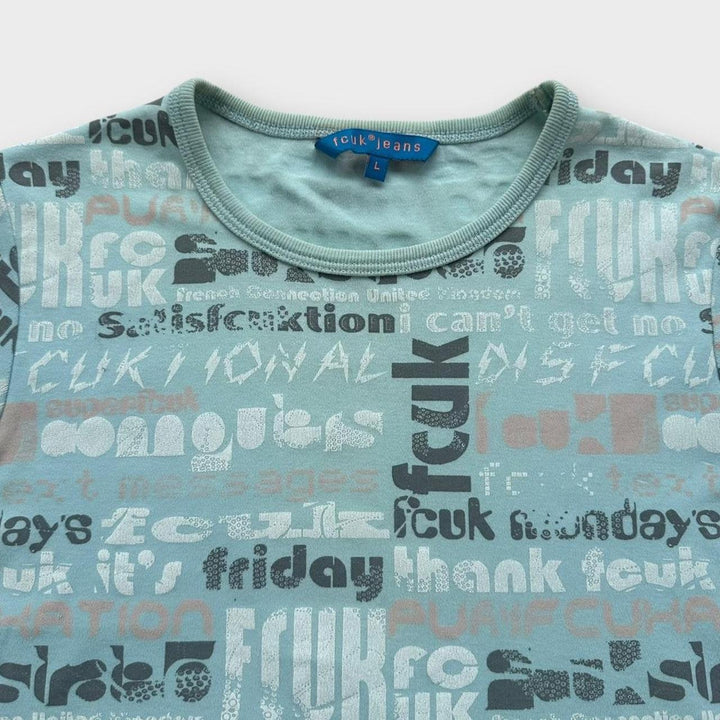 Vintage Y2K FCUK tee - women’s large