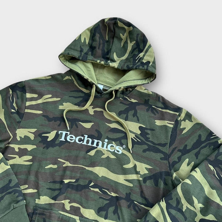 Sudadera con capucha Vintage Technics DJ - grande