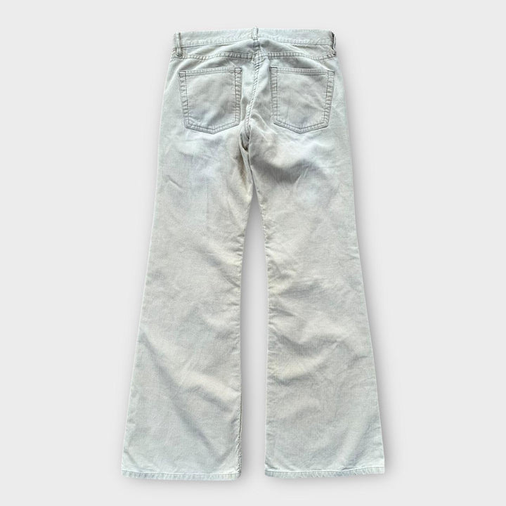 FCUK flared corduroy trousers - size 8