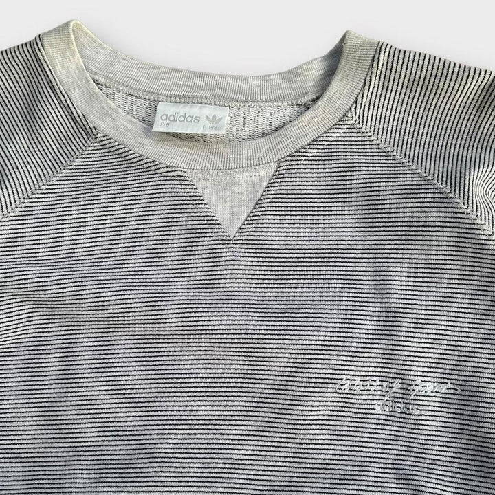 Sudadera adidas a rayas - grande
