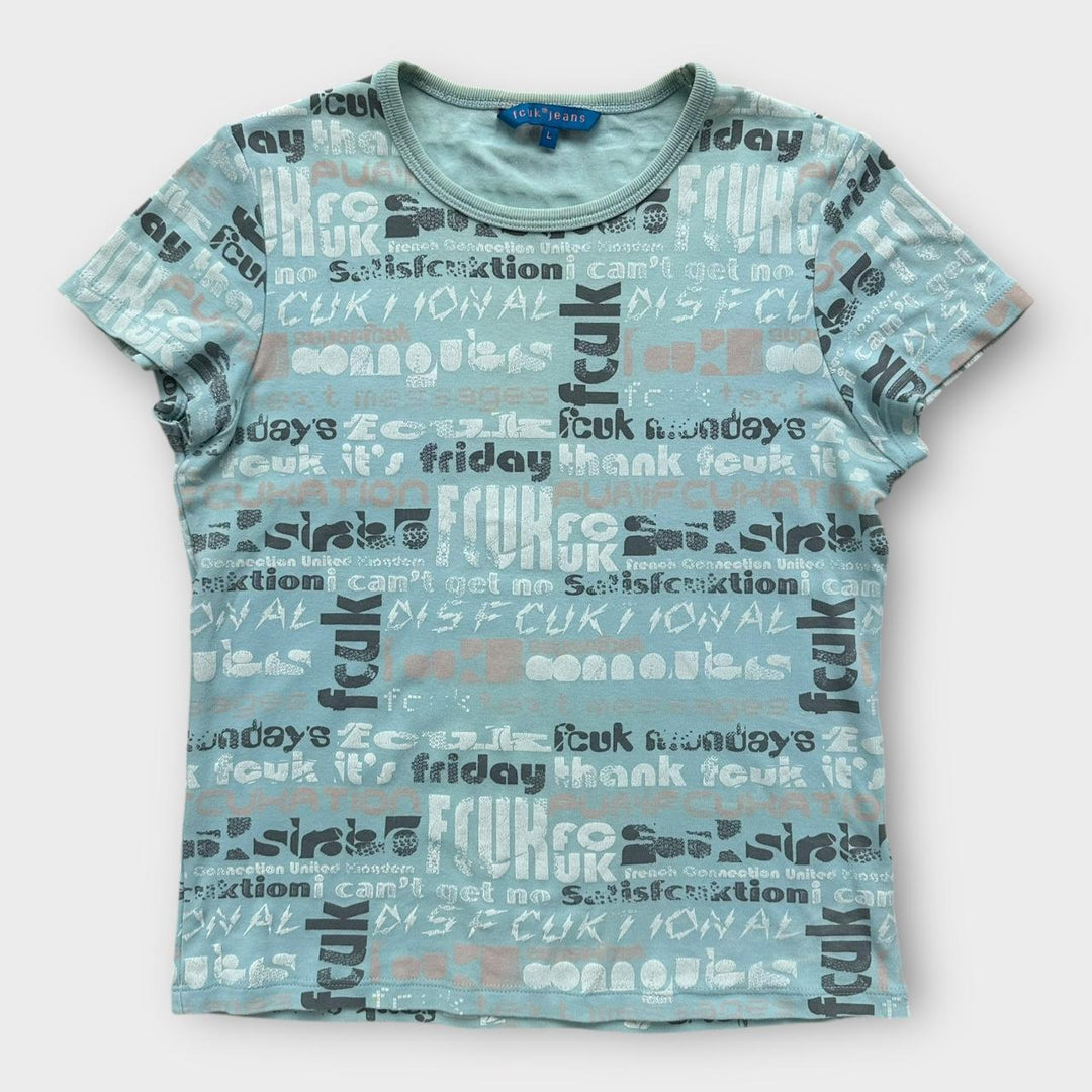 Vintage Y2K FCUK tee - women’s large