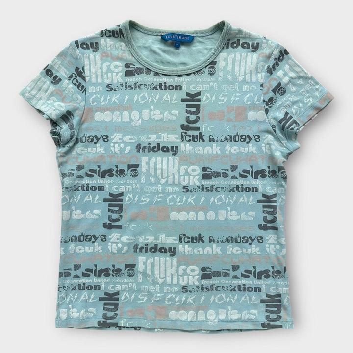 Vintage Y2K FCUK tee - women’s large