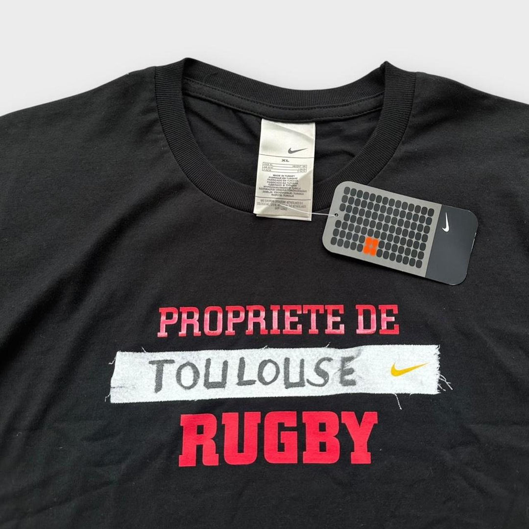 Футболка для регби Vintage Toulouse - XL