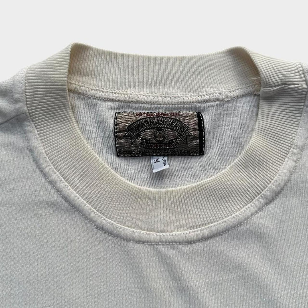Vintage Armani jeans graphic tee - medium