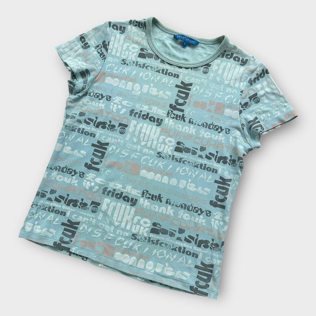 Vintage Y2K FCUK tee - women’s large