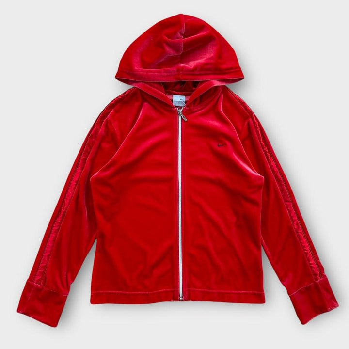 Nike velour hoodie - women’s large
