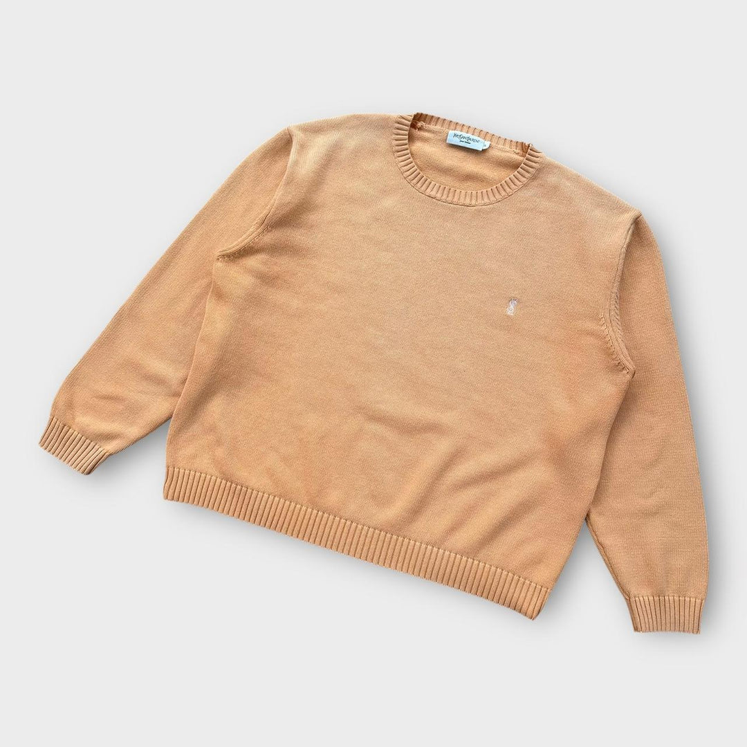 Vintage YSL striktrøje - XL