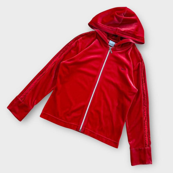 Nike velour hoodie - women’s large