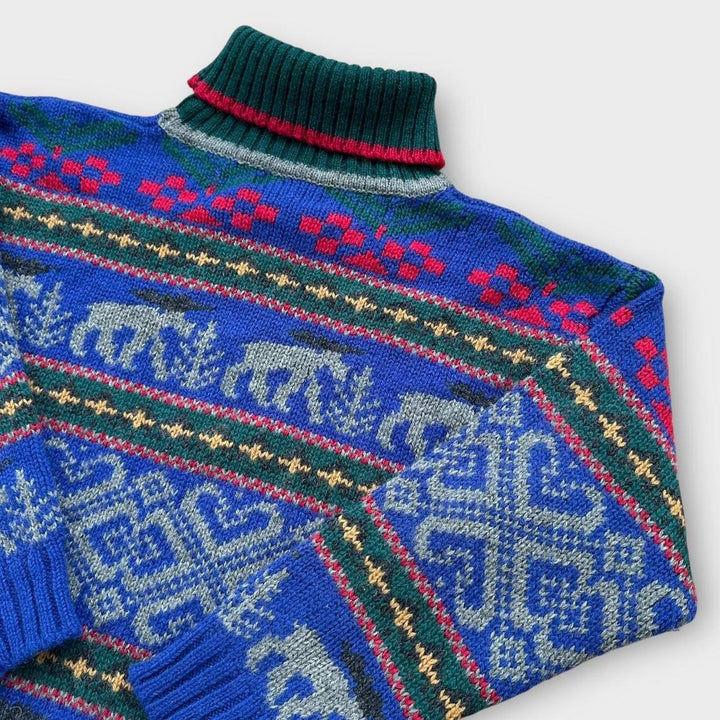 Vintage Eddie Bauer striktrøje - medium