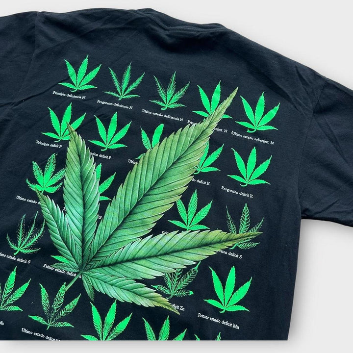 Weed graphic tee - large