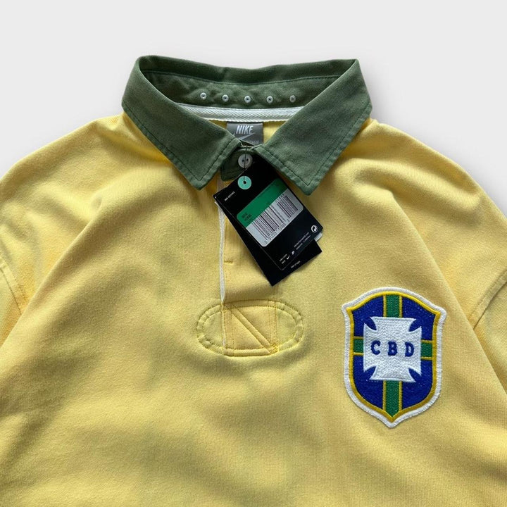 Vintage Nike Brazil rugby skjorte - XL