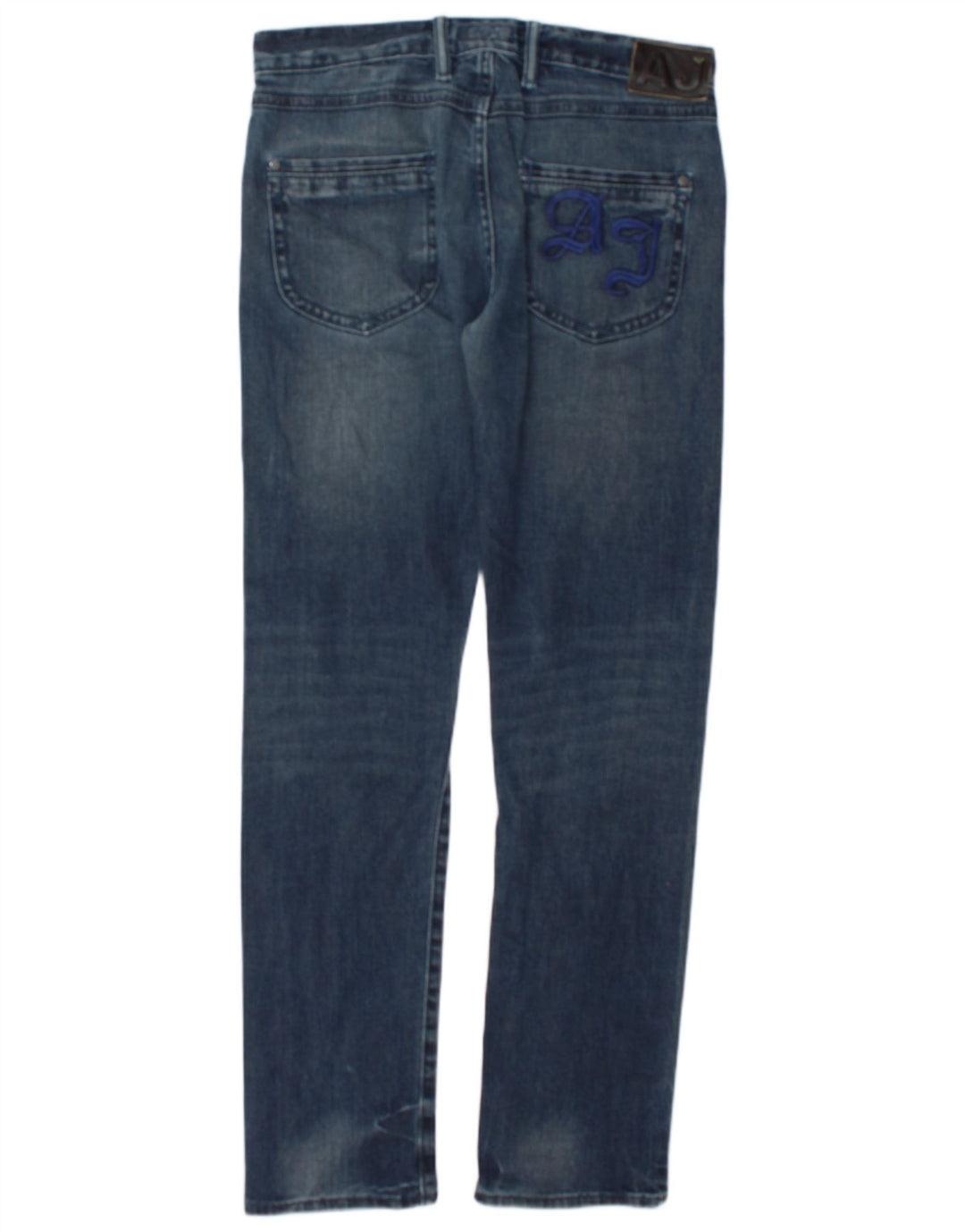 Jeans slim da uomo Armani W32 L32 in cotone blu