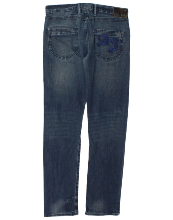 Jeans slim da uomo Armani W32 L32 in cotone blu