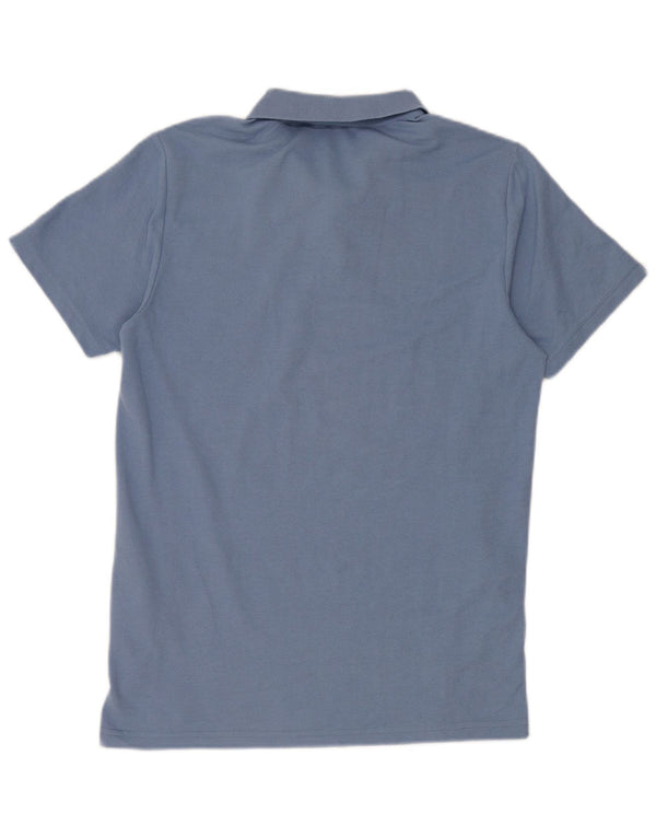 Puma Mens Short Sleeve Regular Fit Polo Shirt Small Blue Cotton