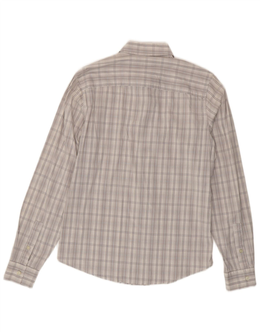 Calvin Klein Jeans Mens Shirt Medium Grey Check Cotton