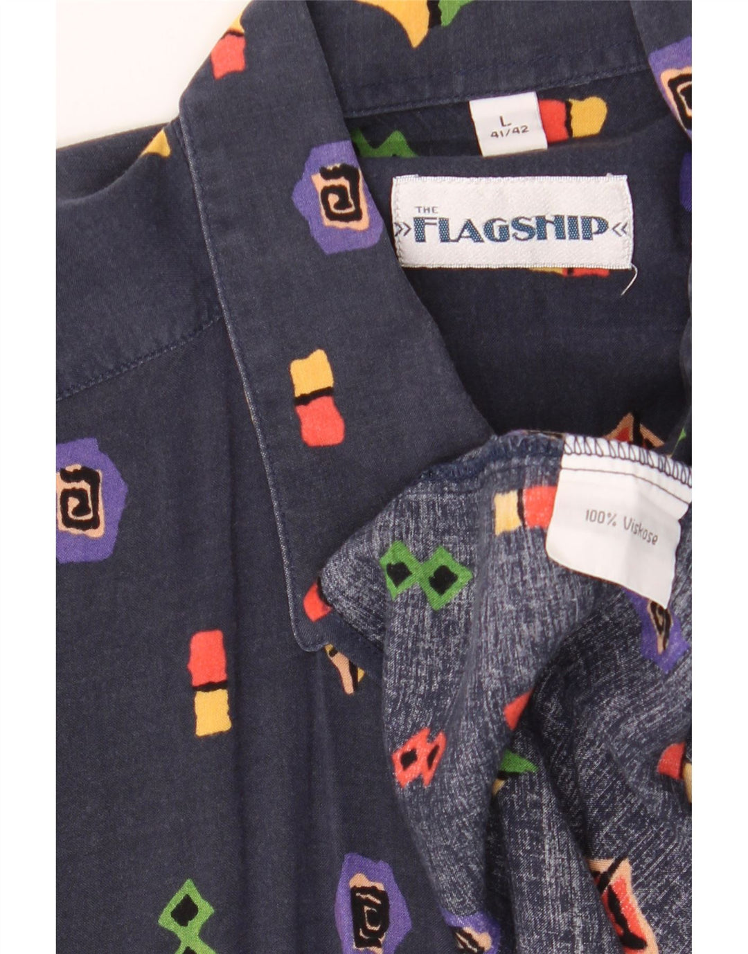 Mens Short Sleeve Shirt Large Vintage Vintage and Second-Hand Vintage from Messina Hembry 