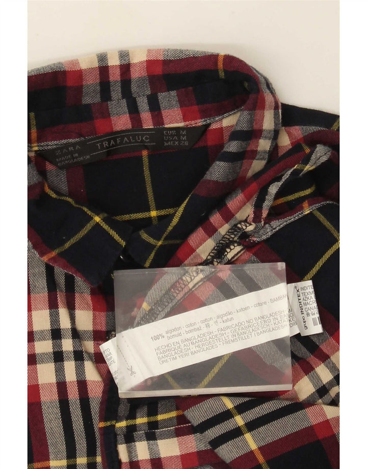 Camicia Zara da donna Trafaluc vestibilità regolare in flanella scozzese medio multicolore