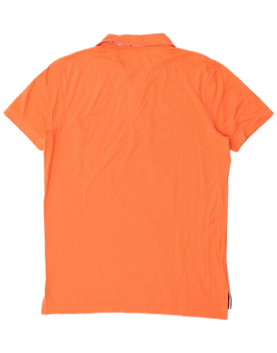 Tommy Hilfiger Mens Regular Fit Polo Shirt Small Orange