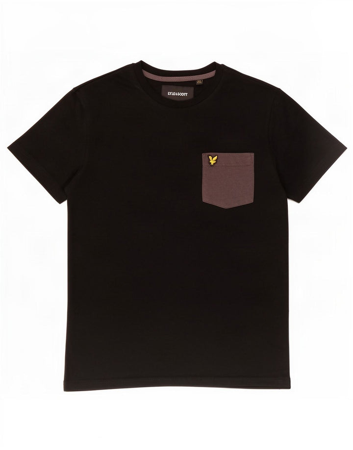 Lyle & Scott T-Shirt Homme Haut Petit Noir Polyester