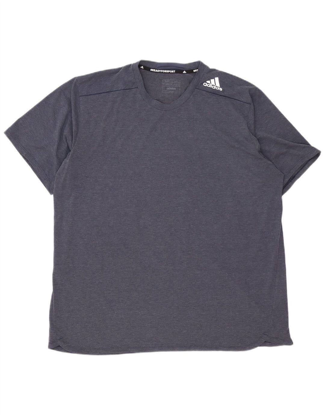 Adidas Camiseta Hombre Top 2XL Azul Marino Poliéster