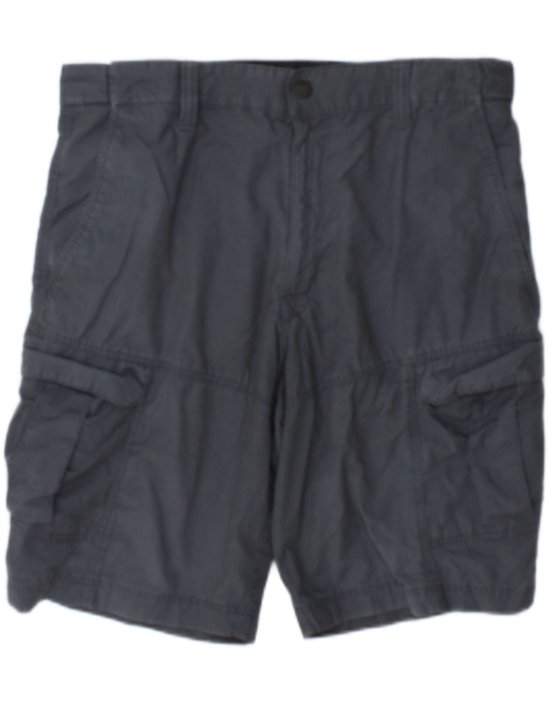 Marks & Spencer Mens Cargo Shorts W34 Large  Grey Cotton