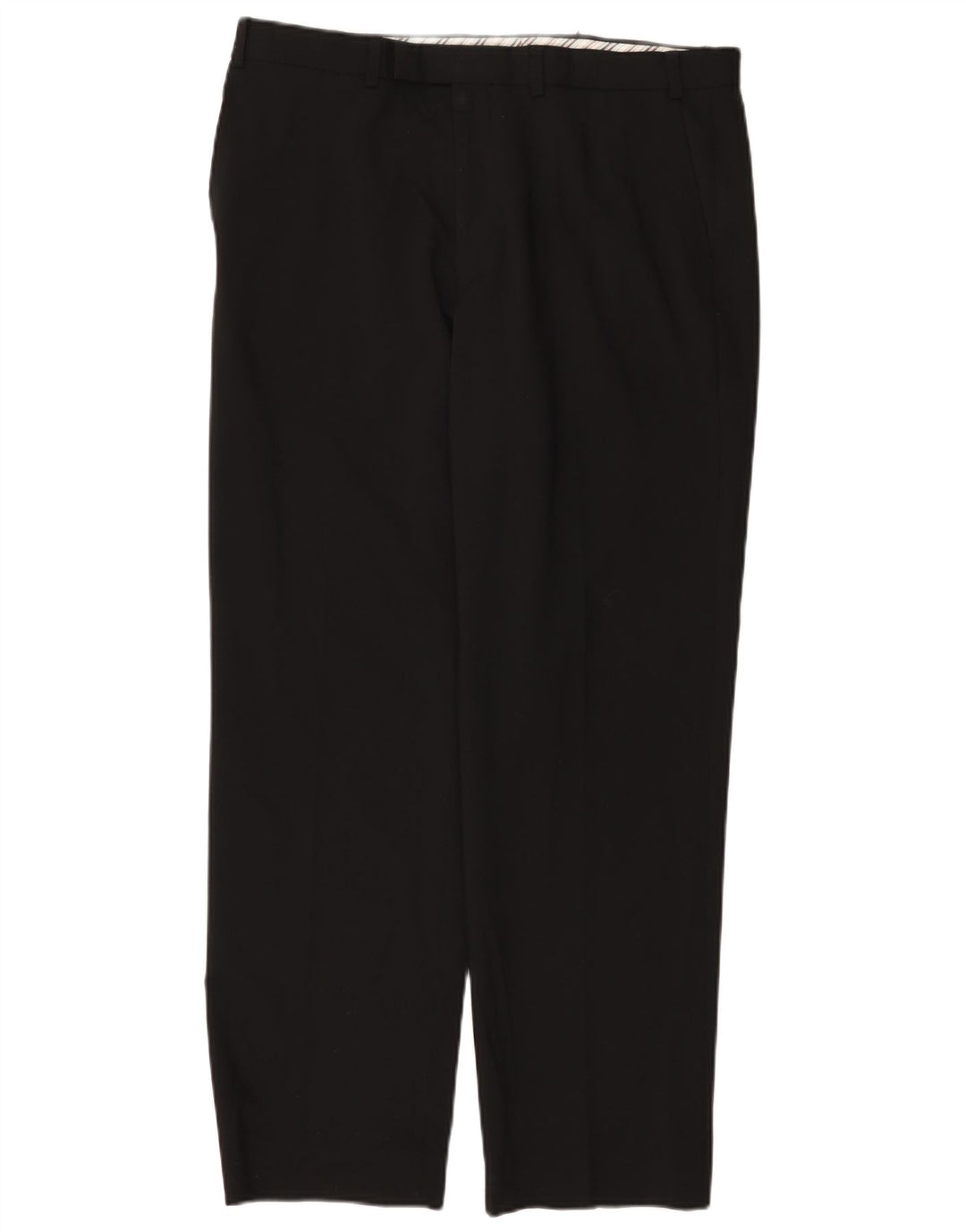 Marks & Spencer Mens Autograph Straight Suit Trousers W36 L31 Black