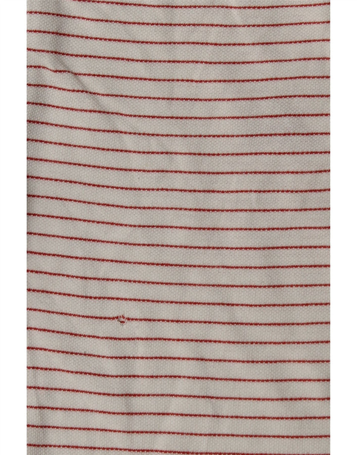 LEVI'S Polo para hombre mediano blanco a rayas