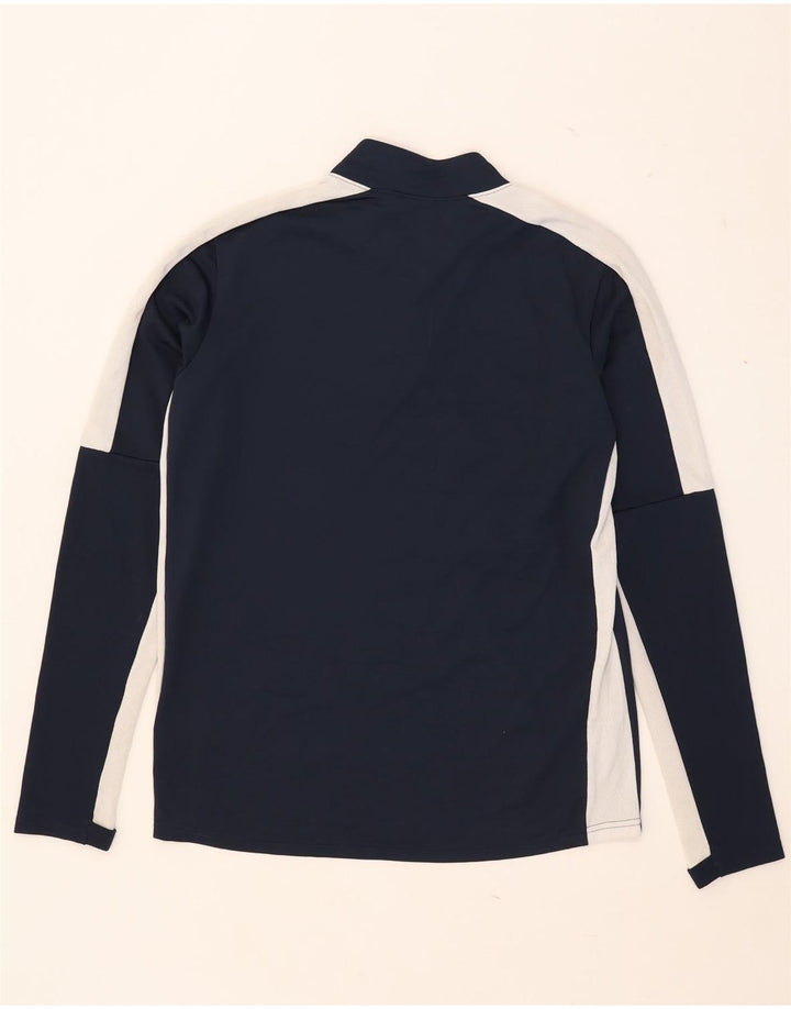 Haut de survêtement Nike Dri Fit pour homme, bleu marine moyen, color block