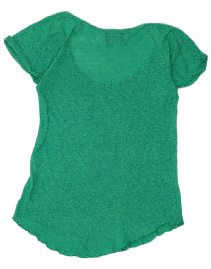 Zara Womens T-Shirt Top UK 10 Small Green
